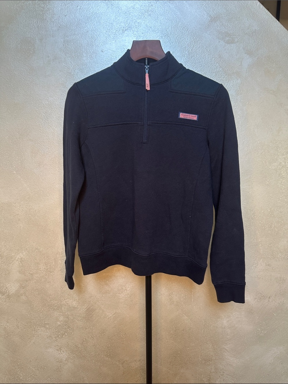 Vineyard Vines Women’s Shep Shirt - Navy Quarter-Zip size xs